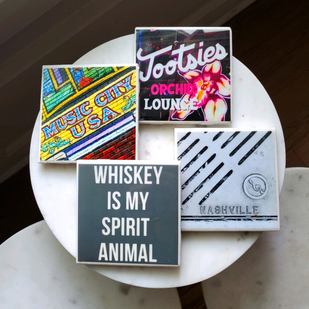 (Set Of 4) NASHVILLE Coasters